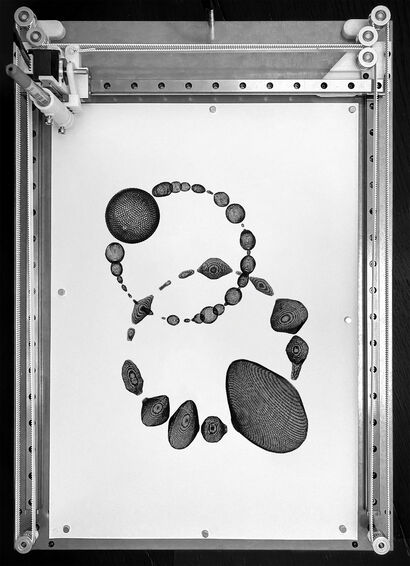 Drawing Machine Framework I - a Sculpture & Installation Artowrk by Lewis Brown